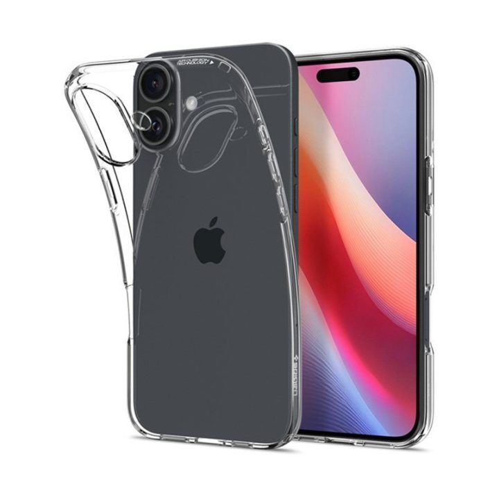 Permatomas TPU dėklas iPhone 16 Plus, Spigen Liquid Crystal