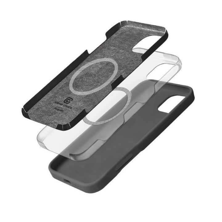 Dėklas iPhone 16 Pro Max, titano spalvos, Crong