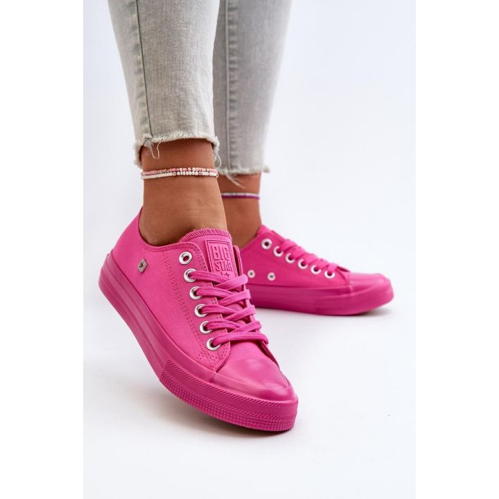 Ryškiai rožiniai sportbačiai Step in style