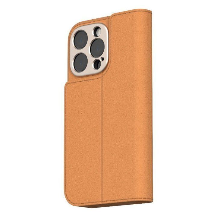 Moshi Overture MagSafe atverčiamas dėklas iPhone 16 Pro, rudas