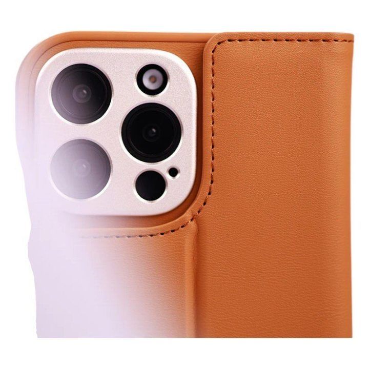 Moshi Overture MagSafe atverčiamas dėklas iPhone 16 Pro, rudas