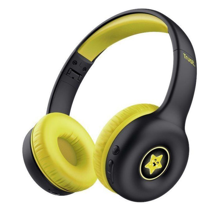 Bluetooth ausinės vaikams Trust Nouna, juodos