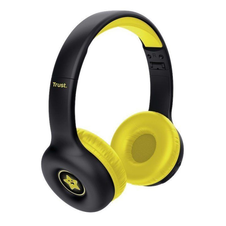 Bluetooth ausinės vaikams Trust Nouna, juodos