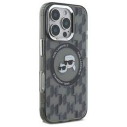 Dėklas iPhone 16 Pro Karl Lagerfeld juodas