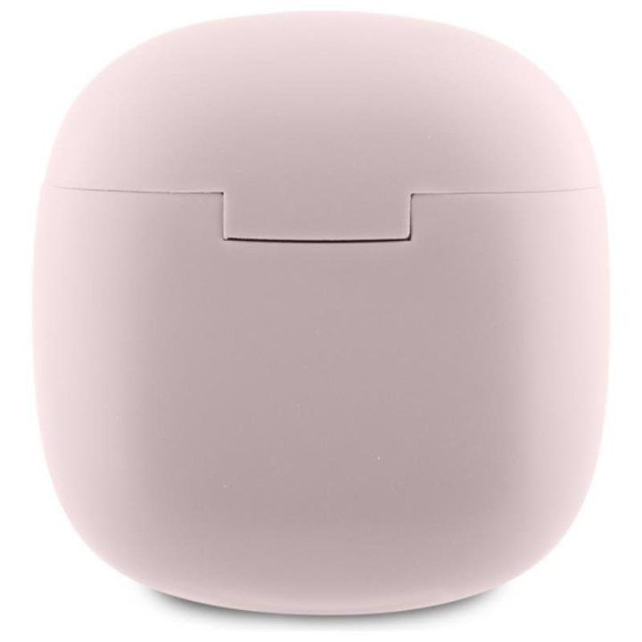 Guess rožinės Bluetooth TWS ausinės su įkrovimo dėklu