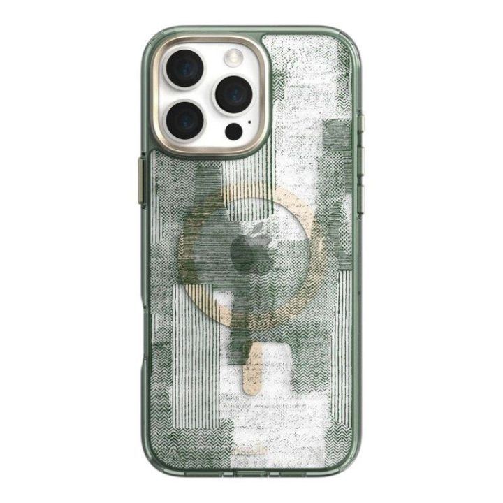 Moshi iGlaze MagSafe dėklas iPhone 16 Pro, žalias