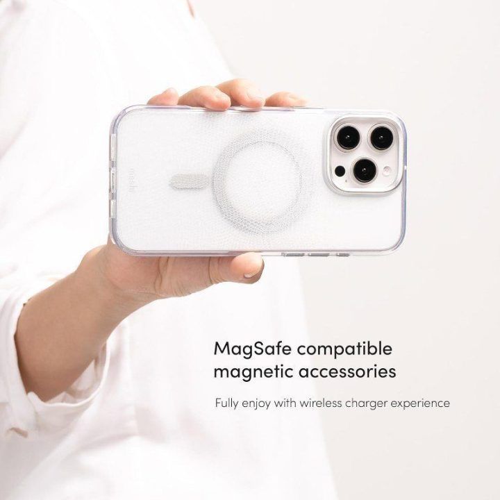 Moshi iGlaze MagSafe dėklas iPhone 16 Pro, žalias