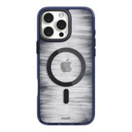 Dėklas Moshi iGlaze MagSafe iPhone 16 Pro Max, mėlynas