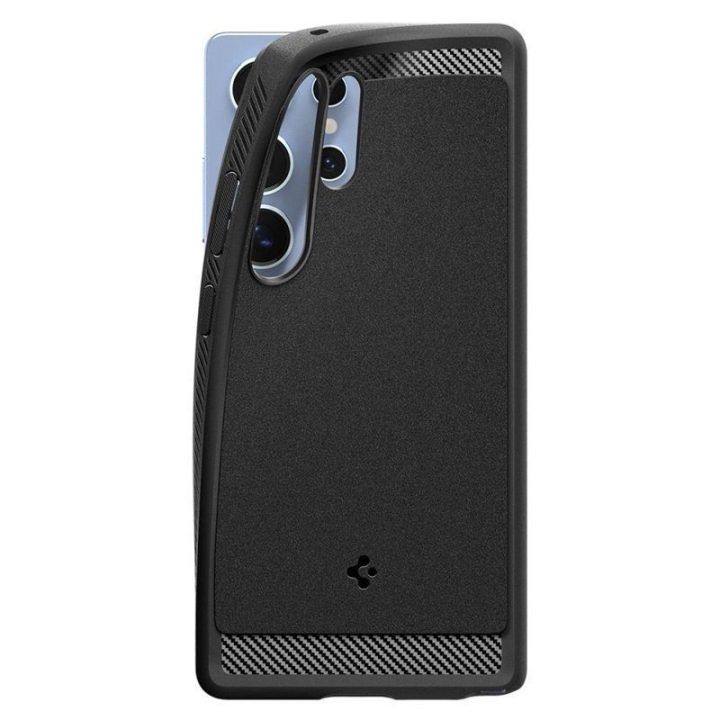 Dėklas Spigen Rugged Armor Mag MagSafe Samsung Galaxy S25 Ultra, juodas