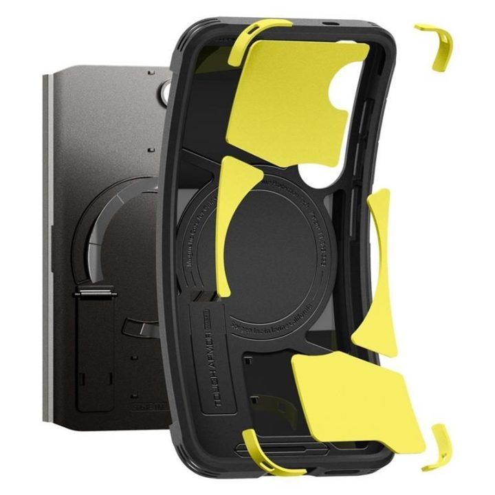 Dėklas Spigen Tough Armor MagSafe Samsung Galaxy S25, juodas