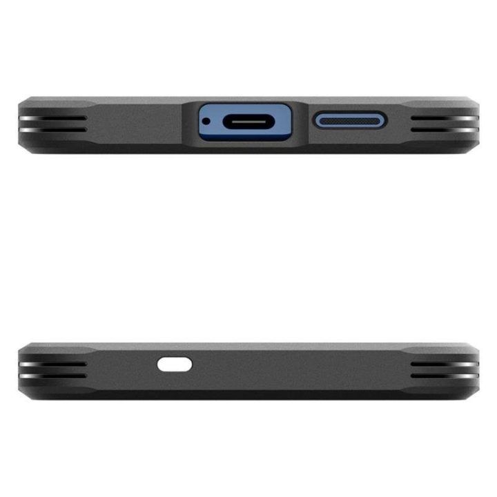 Dėklas Spigen Tough Armor MagSafe Samsung Galaxy S25, juodas