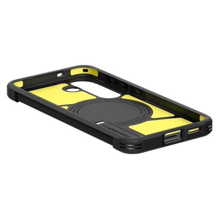 Dėklas Spigen Tough Armor MagSafe Samsung Galaxy S25, juodas