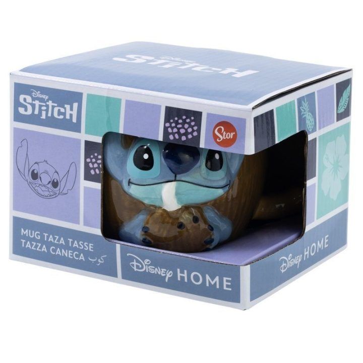 Disney Stitch keraminis puodelis, 325 ml, dovanų dėžutėje