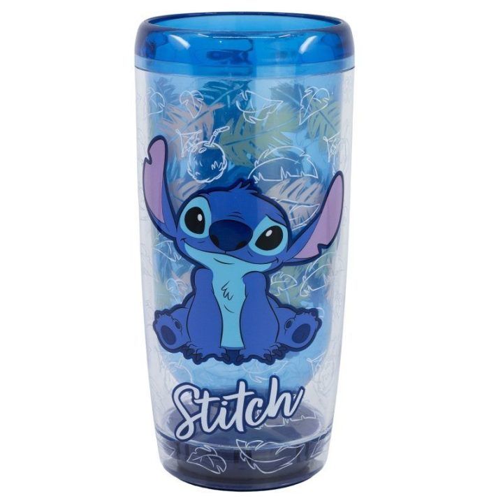 Disney Stitch „Ohana“ neslystantis puodelis, 625 ml