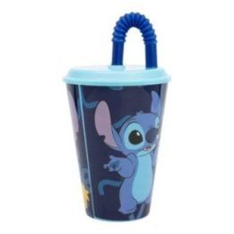Vaikiška gertuvė Disney Stitch 430 ml, plastikinė
