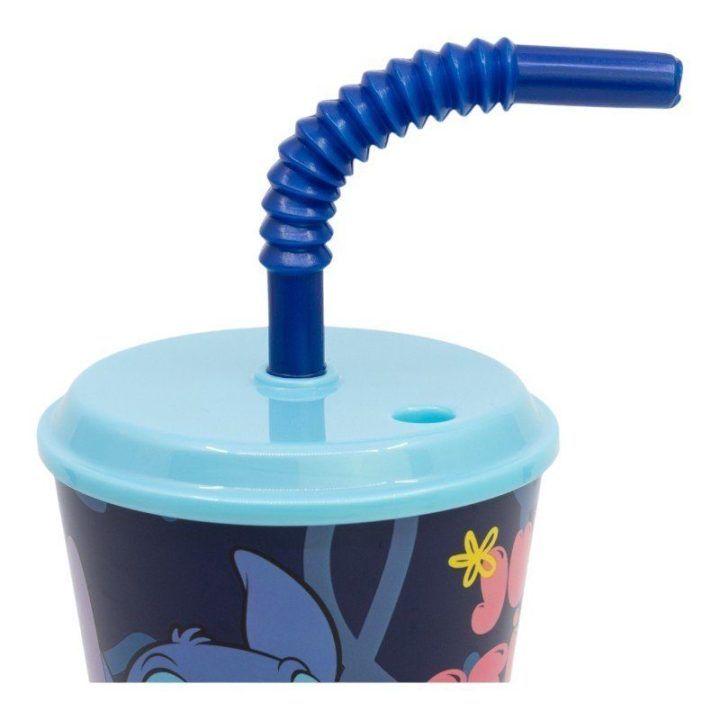 Vaikiška gertuvė Disney Stitch 430 ml, plastikinė