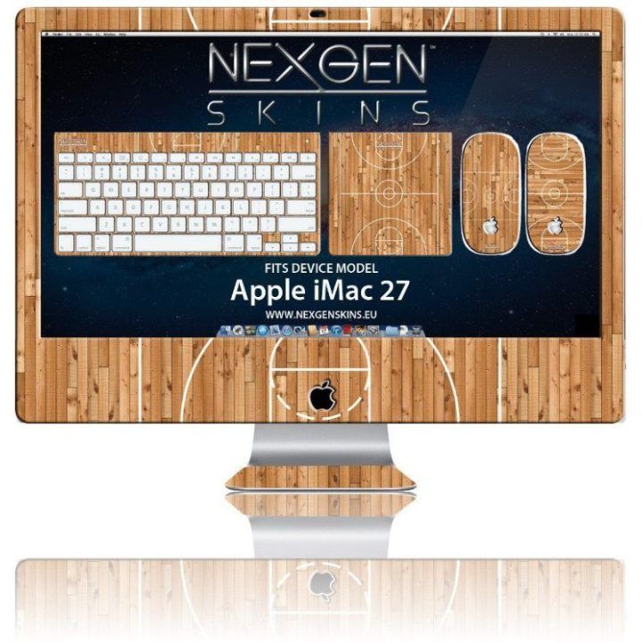 Nexgen Skins 3D dėklas iMac 27" Hardwood Classic