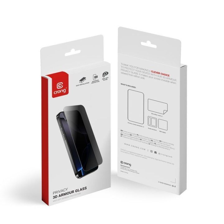 Apsauginis stiklas iPhone 17 / 17 Pro / 16 Pro, 3D