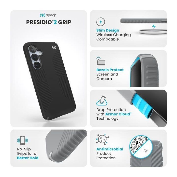 Dėklas Speck Presidio2 Grip Samsung Galaxy S25+ / S24+