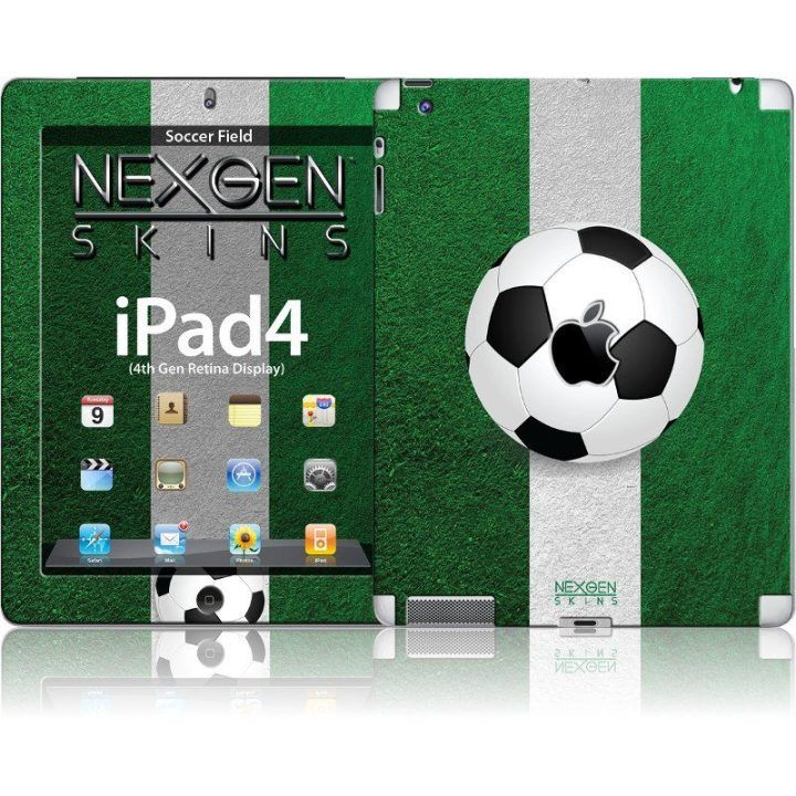 Apsauginė plėvelė iPad 2/3/4 Nexgen Skins Soccer Field 3D