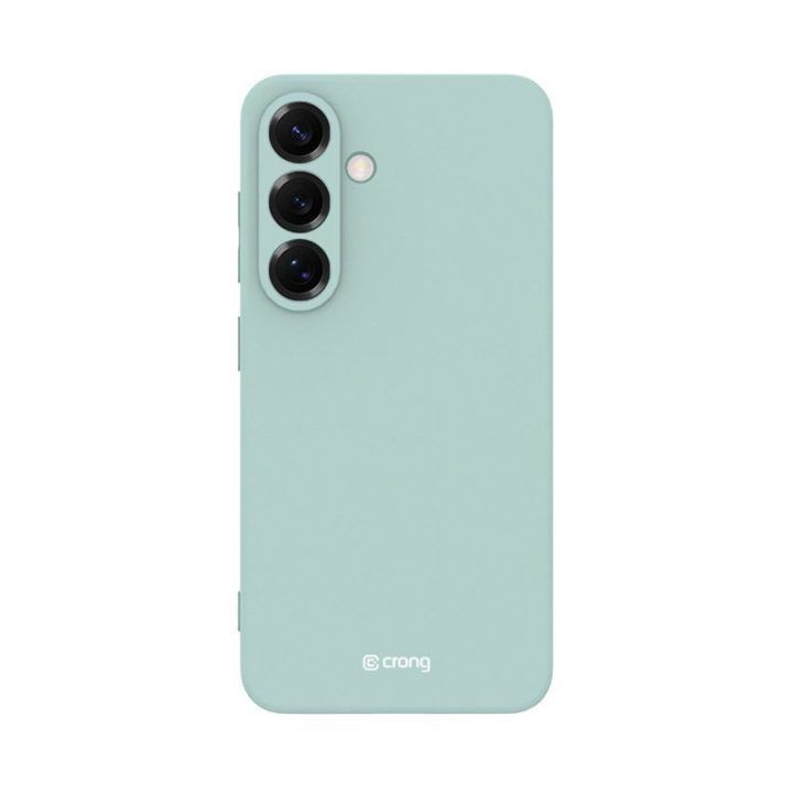 Dėklas Samsung Galaxy S25, žalias Crong Color Cover