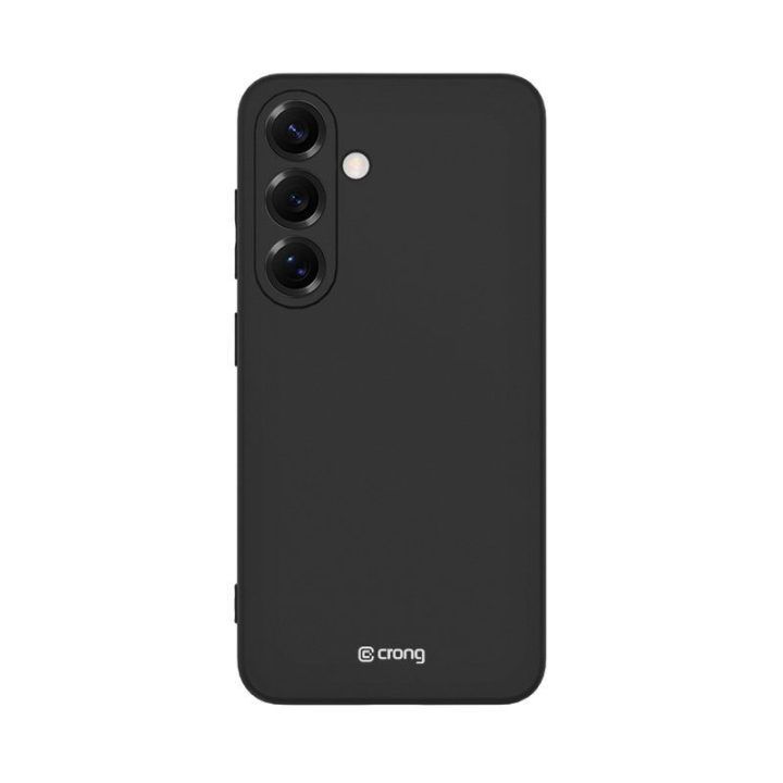 Dėklas Samsung Galaxy S25+ Crong Color Cover, juodas