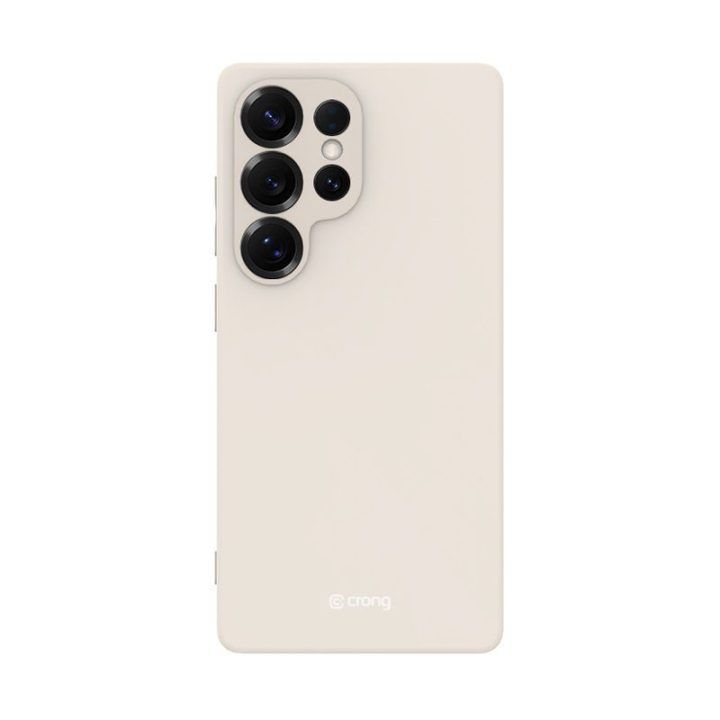 Dėklas Samsung Galaxy S25 Ultra Crong Color Cover, smėlio