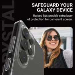 Dėklas Samsung Galaxy S25, permatomas Crong Crystal Shield Magnetic