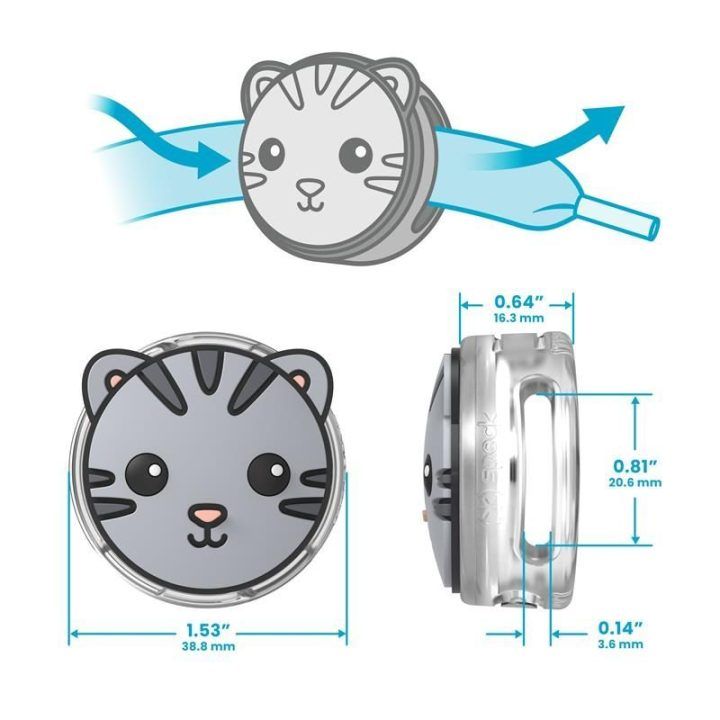 Laikiklis Apple AirTag 1/2 Speck Tagimals, 4 vnt.