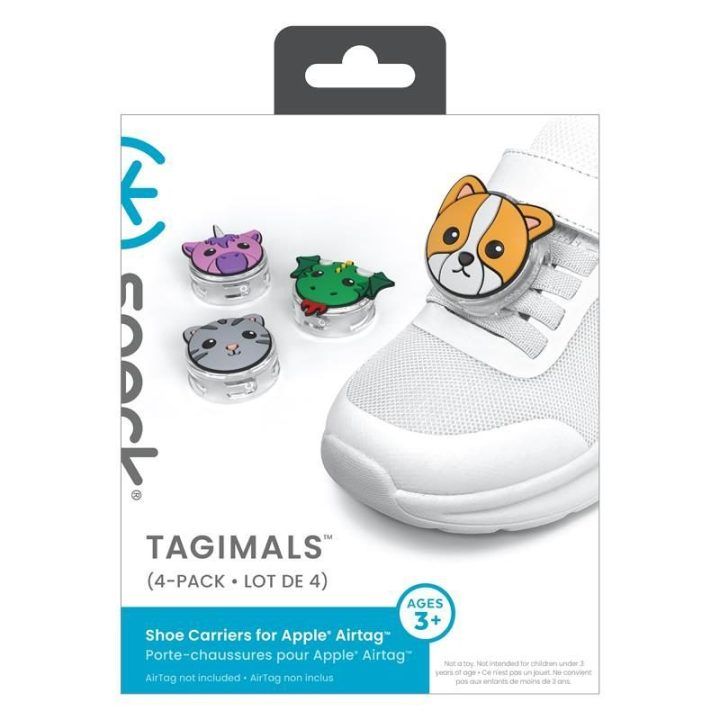Laikiklis Apple AirTag 1/2 Speck Tagimals, 4 vnt.
