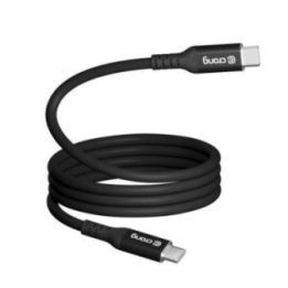 USB-C laidas 100W 200 cm, juodas Crong Soft Link