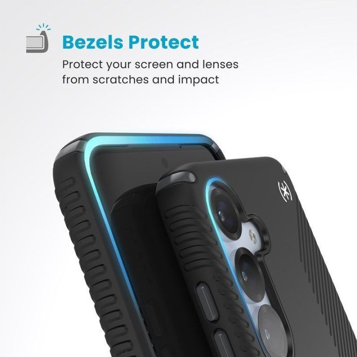 Dėklas Samsung Galaxy S25 / S24 Speck Presidio2 Grip Magnet, juodas