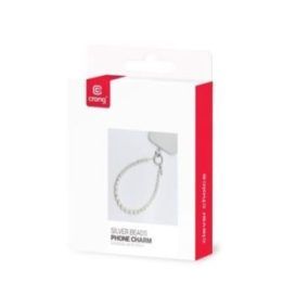 Telefono pakabukas Crong Silver Beads su adapteriu