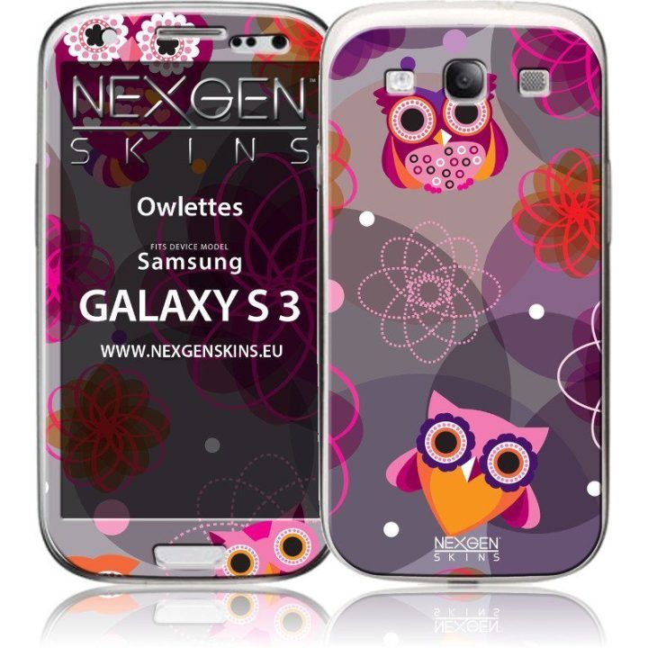 Telefono dėklas Samsung Galaxy S3, Owlettes 3D