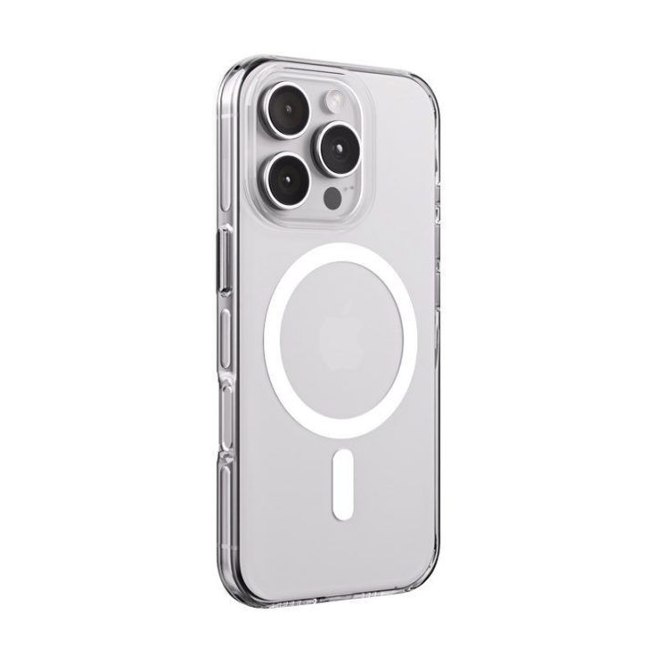 Permatomas dėklas iPhone 16 Pro Crong Clear MAG Pro