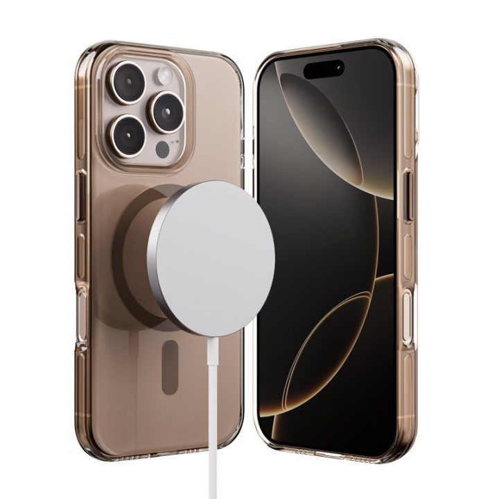 Dėklas iPhone 16 Pro, permatomas Crong Clear MAG Pro