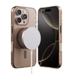Dėklas Apple iPhone 16 Pro Max, permatomas Crong Clear MAG Pro