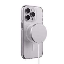Permatomas dėklas iPhone 15 Pro, Crong Clear MAG Pro