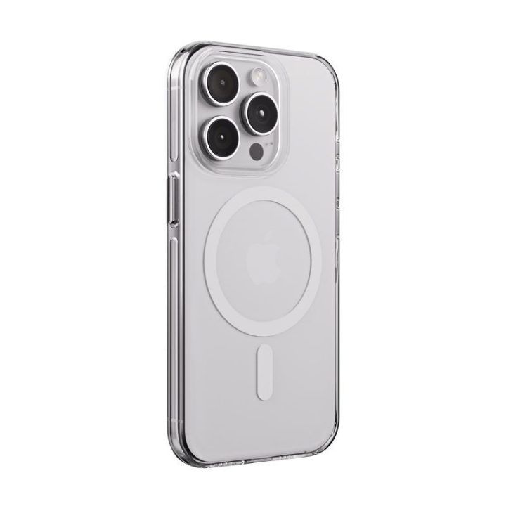 Permatomas dėklas iPhone 15 Pro, Crong Clear MAG Pro