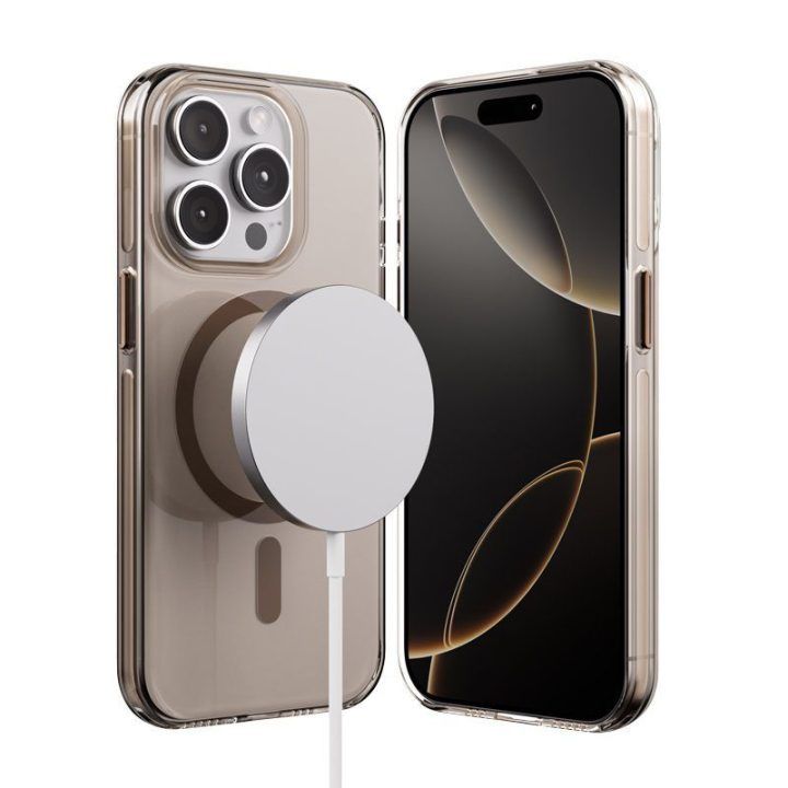 Dėklas iPhone 15 Pro, permatomas Crong Clear MAG Pro