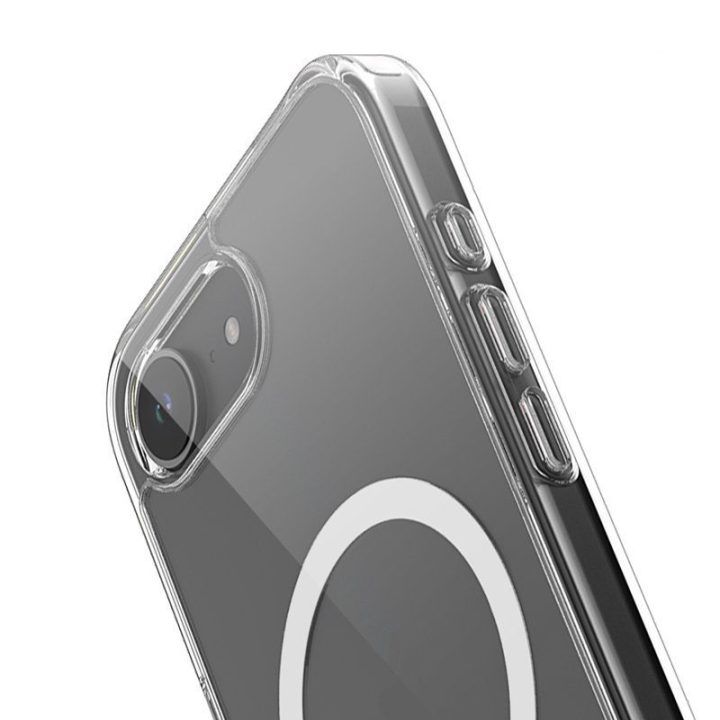Permatomas dėklas iPhone 17e / 16e Crong Clear MAG Cover