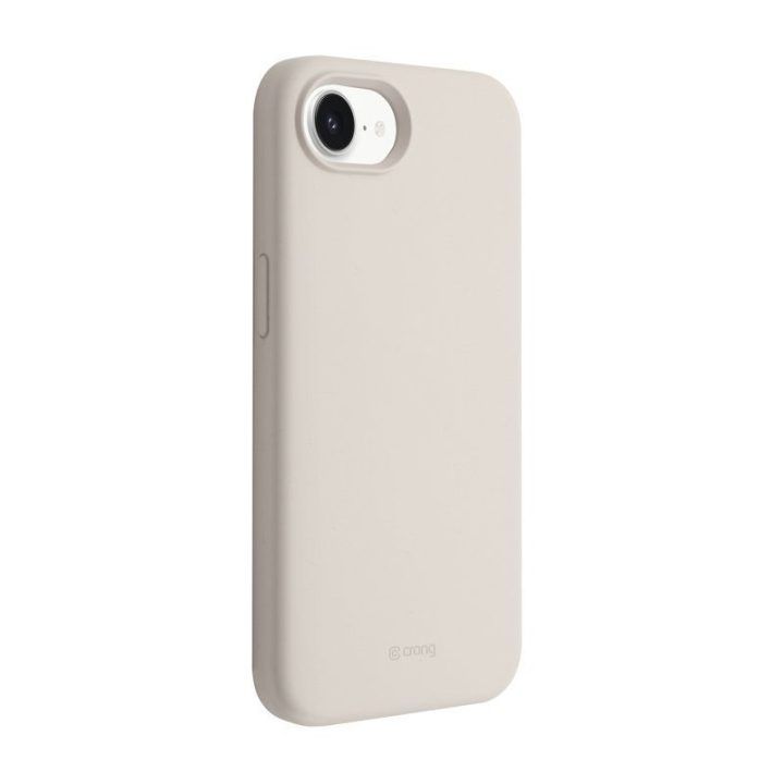 Dėklas iPhone 17e / 16e, silikoninis, Stone Beige