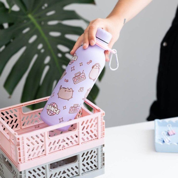 Pusheen nerūdijančio plieno terminė gertuvė, 500 ml