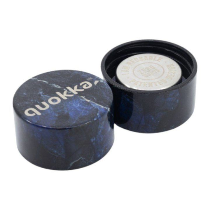 Nerūdijančio plieno gertuvė Quokka Solid, 510 ml, juoda