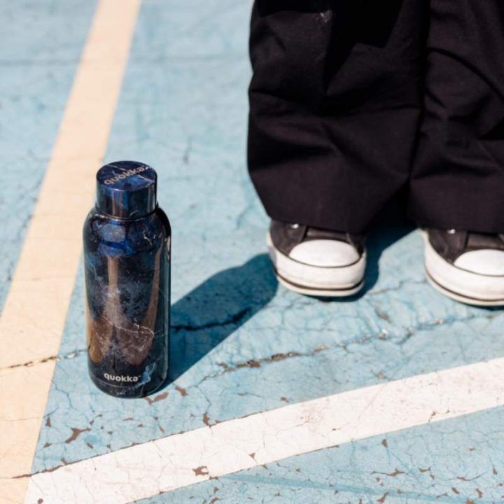 Nerūdijančio plieno gertuvė Quokka Solid, 510 ml, juoda