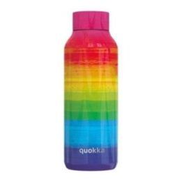 Nerūdijančio plieno gertuvė Quokka Solid 510 ml, vaivorykštinė