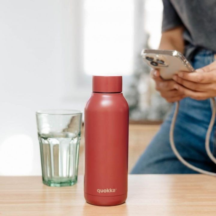Nerūdijančio plieno gertuvė Quokka Solid 510 ml, raudona