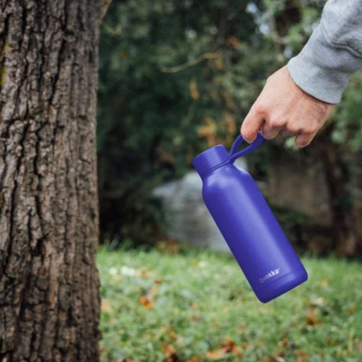 Nerūdijančio plieno gertuvė Quokka Solid su dirželiu, 510 ml