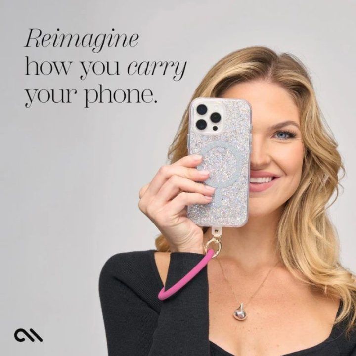 Telefono dirželis „Case-Mate Phone Bangle“ rožinis