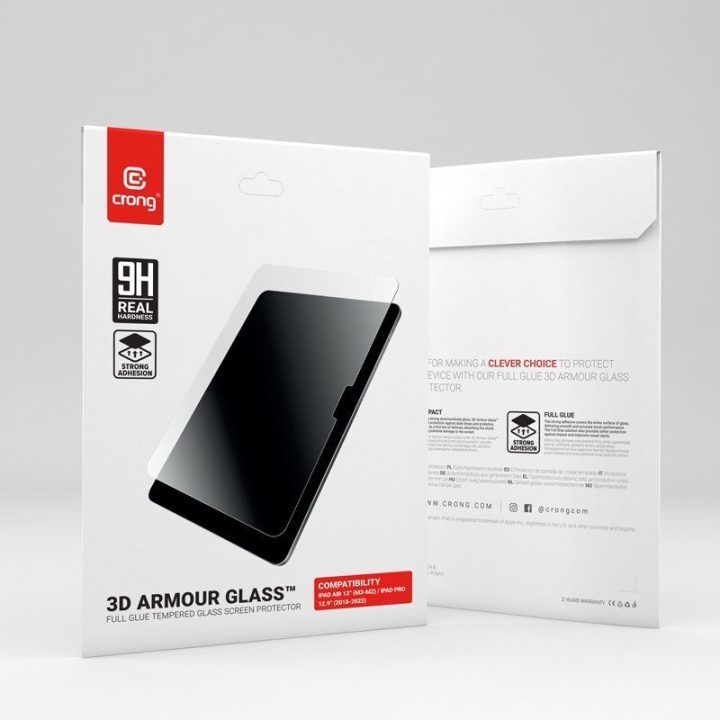 Grūdintas apsauginis stiklas iPad Air 13 / iPad Pro 12.9, Crong